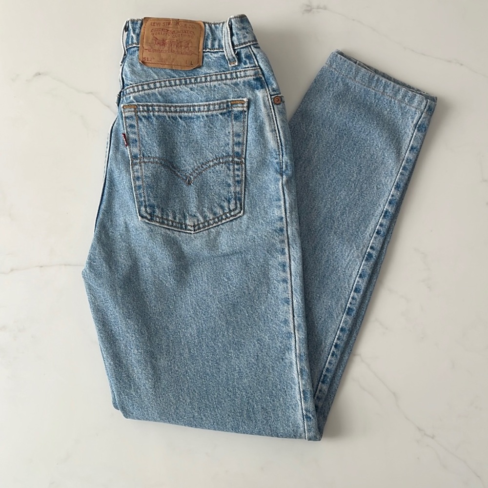 Levi 512 light wash jeans